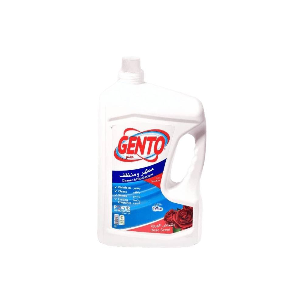 Gento Disinfectant Floor Cleaner Rose 3L