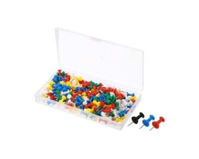 Pushpins Metal and Plastic Assorted Color