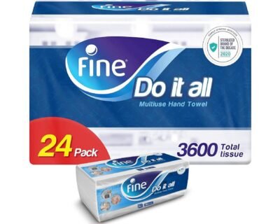 Fine Kitchen Paper hand Towel, 150 X 2plys, 24 packs. Fine multipurpose interfold Hand Towel