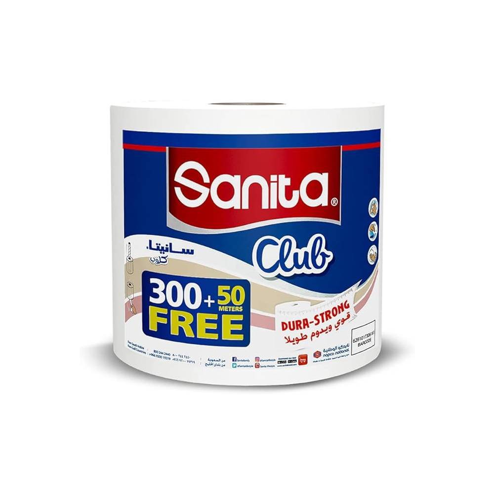 Sanita Club Maxi Roll 6 Roll 300+50M Free