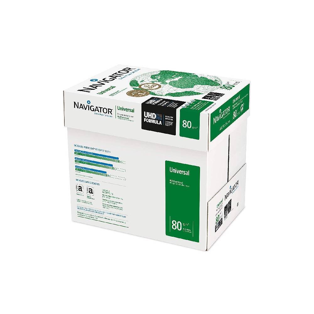 Navigator A4 Paper Carton 80gsm - Set of 5 Reams - 2500 Sheets
