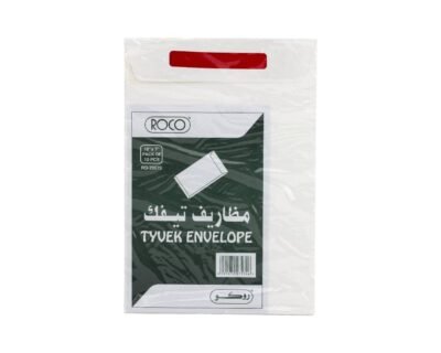 Roco Security Envelope Tyvek Adhesive White 17.78x25.40cm Set Of 10 Pcs