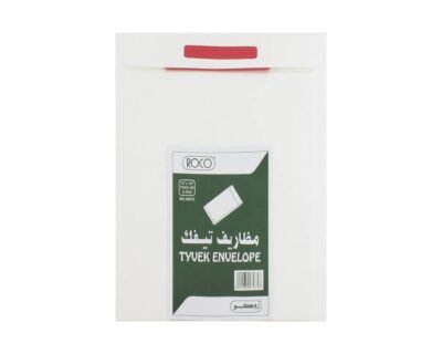 Roco Security Envelope Tyvek And Tear Resistant Material White 25.4x30.48cm Set Of 5 Pcs