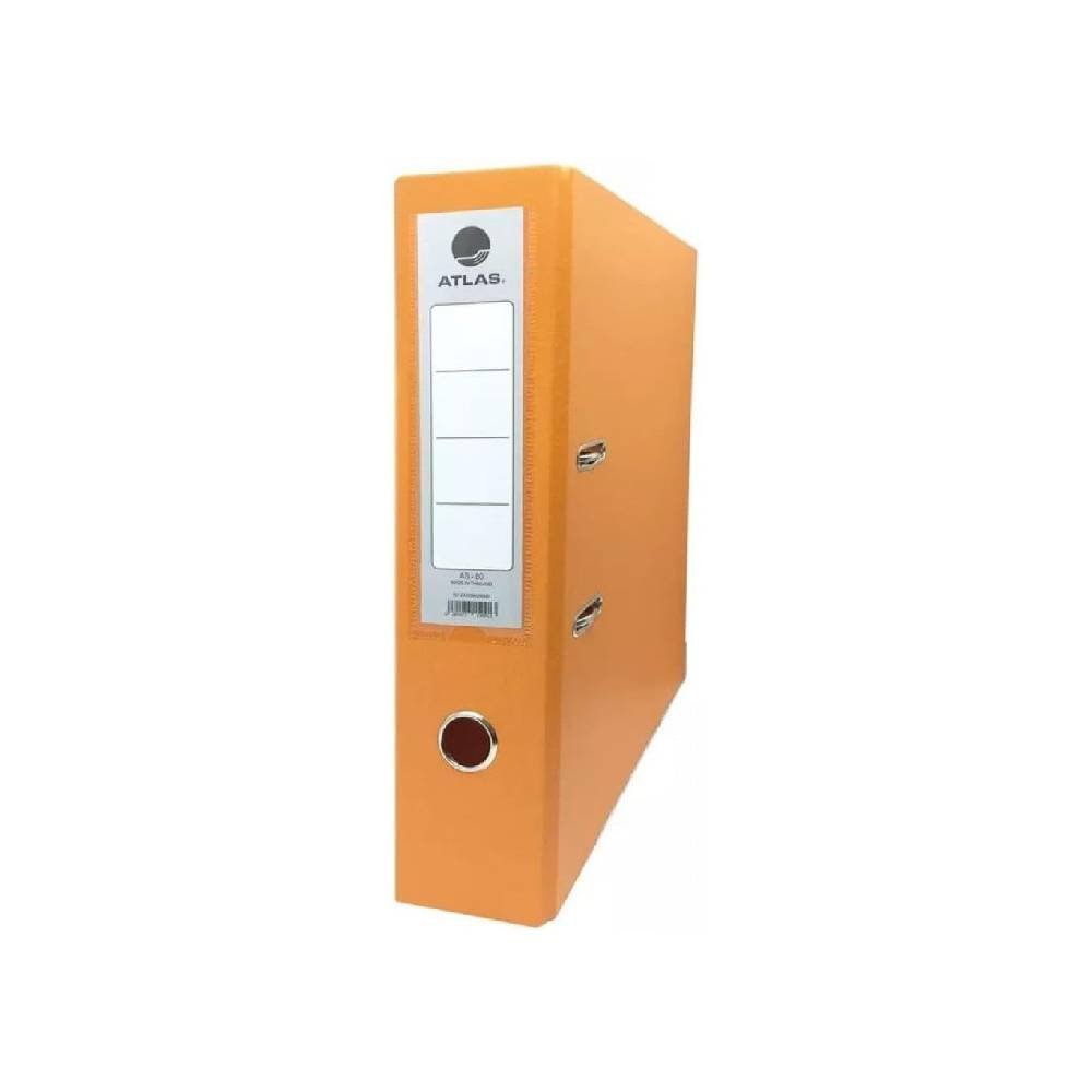 Atlas Box File 7.5cm Plastic Orange – Pack of 30 (10×10×10cm)