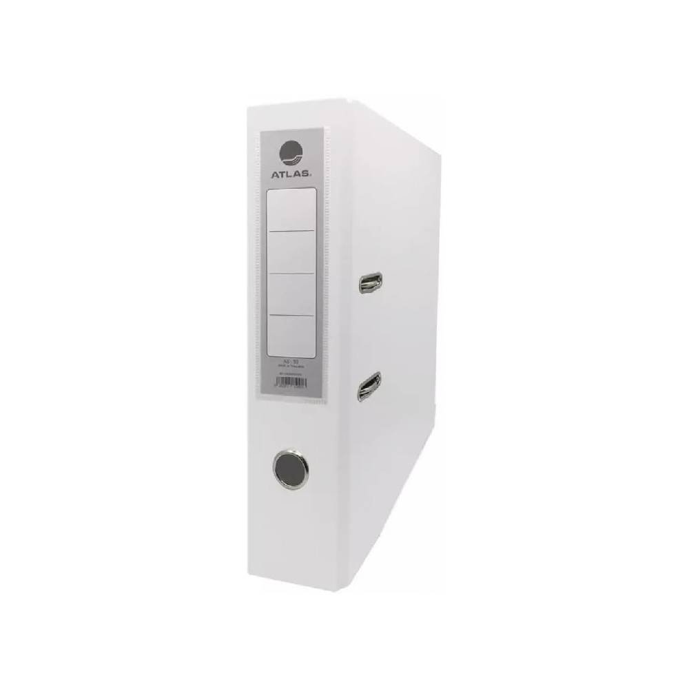 Atlas Box File 7.5cm Plastic White – Pack of 30 (10×10×10cm)