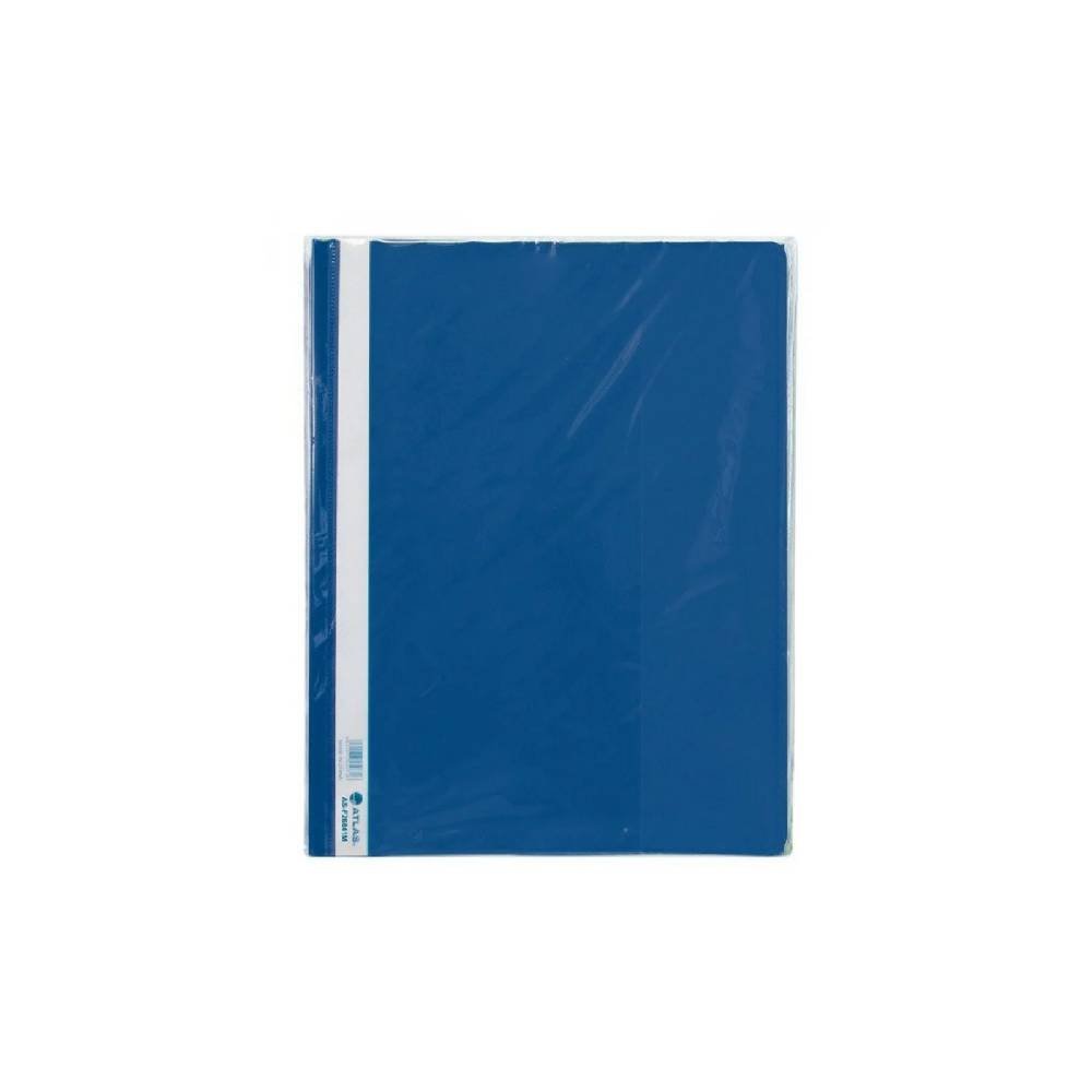 Atlas Flat File PP Thick Blue A4