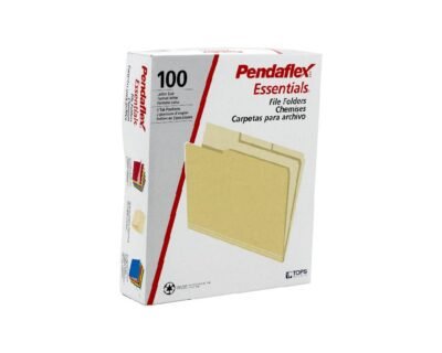 Pendaflex Manila File Folder Legal Size 1/3 Tab Cut Beige Set Of 100 Pcs