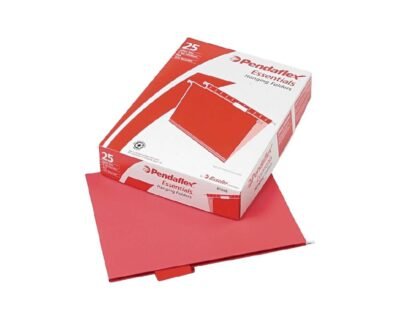 Pendaflex Hanging File Legal Foolscap 1/5 Tab Cut Red Set Of 25 Pcs