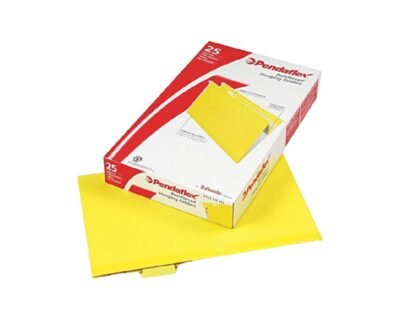 Pendaflex Hanging File Legal Foolscap 1/5 Tab Cut Yellow Set Of 25 Pcs