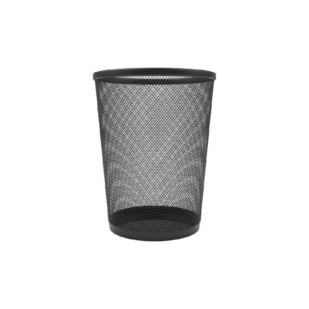 Mesh Trash Waste Bin Black