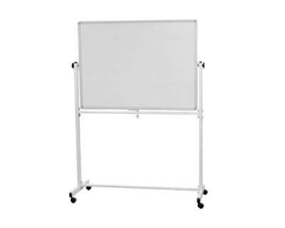 Premium Magnetic Whiteboard With Stand And Wheels 60x90cm (2 Sided)