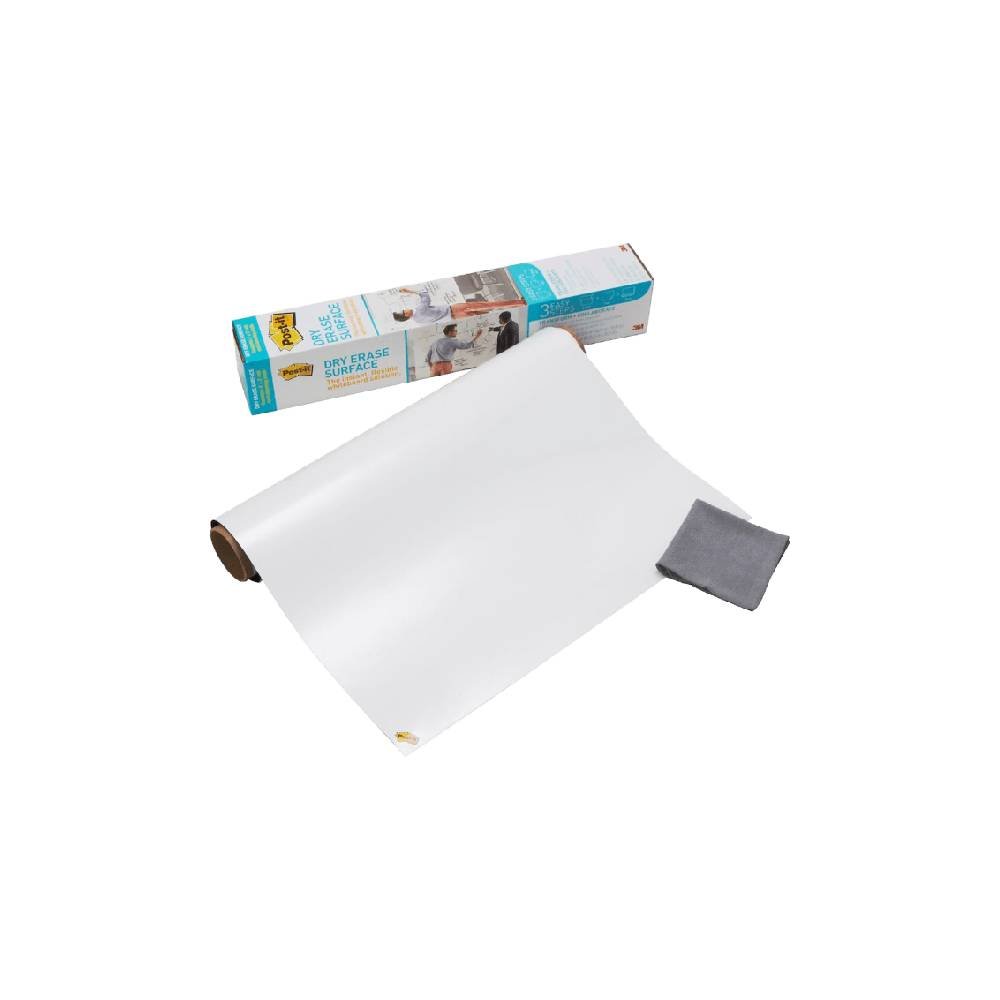 3M Dry Erase Surface White Peel And Stick 182x121cm