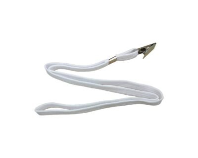 String For Name Card Holders Color White Lanyard