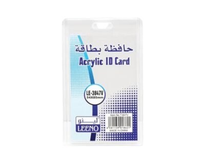 Leeno Card Holder Acrylic Vertical 54x85mm