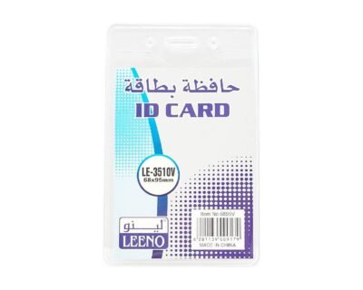 Leeno Card Holder Transparent Vertical 62x91mm