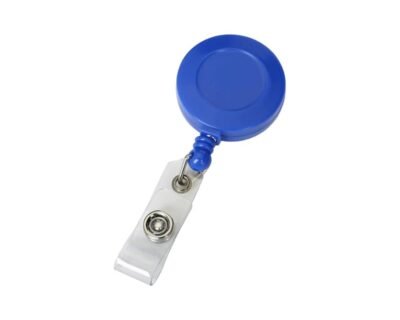 Name Card Holder With Pull Up String Blue 90cm