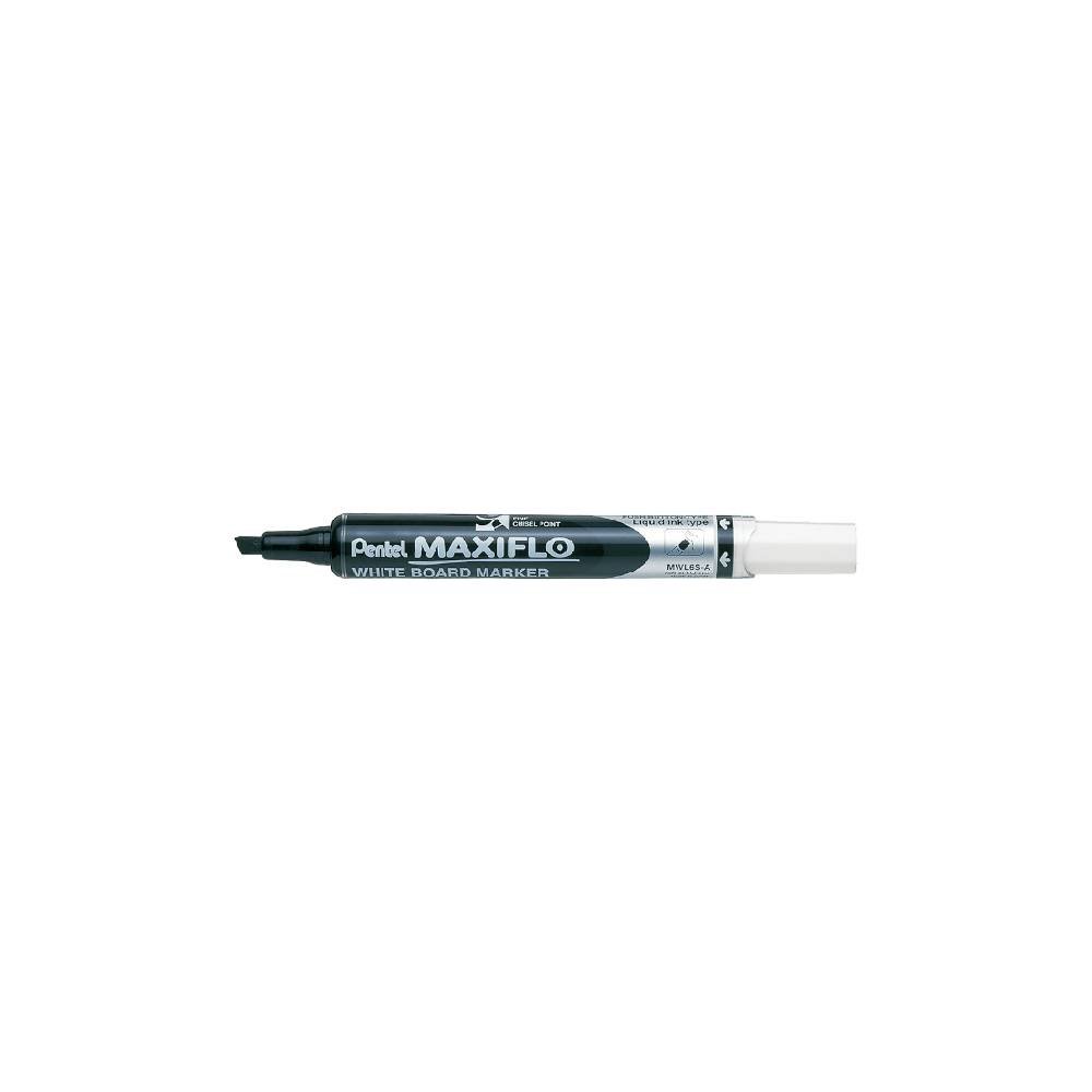 Pentel Maxiflo Whiteboard Marker Chisel Black