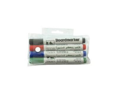 Roco Whiteboard Marker Round Tip 1.5 - 3mm Set Of 4 Colors