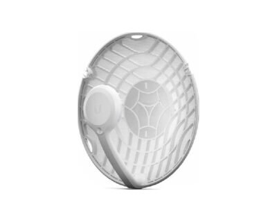 Ubiquiti AF60 Wireless Bridge, 60 GHz Frequency, 5 GHz Radio Backup, 38 dBi Gain Gigabit, Ethernet Network Interface, Up to 1.8 Gbs Throughput, Up to 12km Range, White
