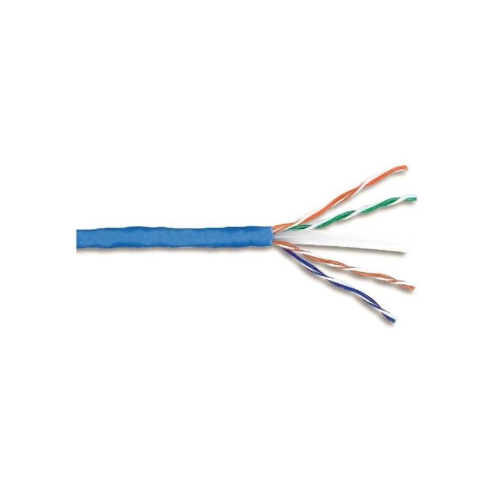 Schneider Electric 4 Pair UTP Cable, Actassi, Cat 6, 6MM Dia x 305 Mtrs Length, Blue ACT4P6UCM3RBBU_E