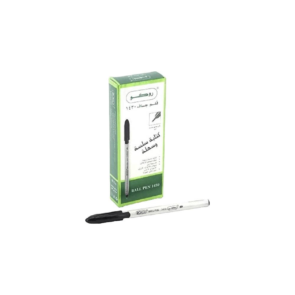 Roco Pen Rollerball Black 1430 1mm Set Of 10 Pen