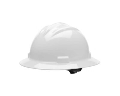 White Safety Helmet with Ratchet