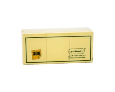 Roco Notes Standard Self Stick Yellow 1.5x2in 50 Notes Set Of 12 Pcs