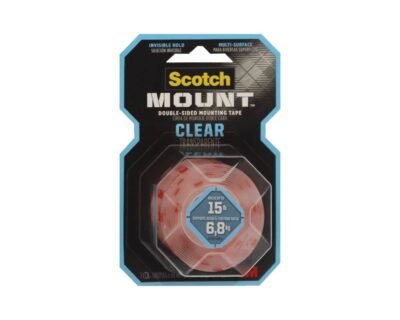3M Mounting Roll Heavy Duty Clear Scotch 4010 (1 x 60 in)