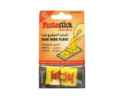 FantaStick Sign Here Flags 45x25mm 50 Sheet