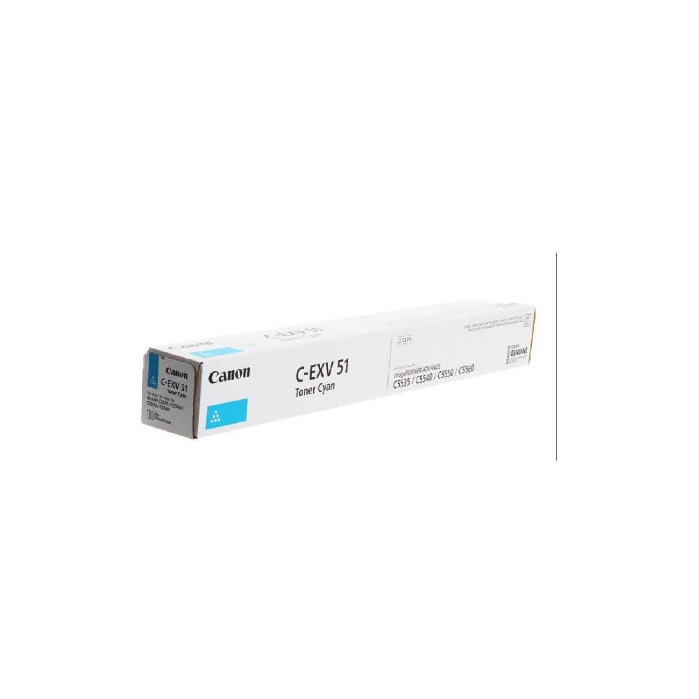 Canon C EXV-51 Cyan Laser Toner Cartridge