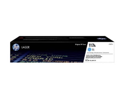 HP 117A Cyan Original LaserJet Toner Cartridge (W2071A)