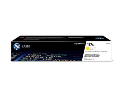 HP 117A Yellow Original LaserJet Toner Cartridge W2072A
