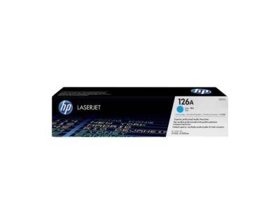 HP 126A Cyan Original LaserJet Toner Cartridge CE311A