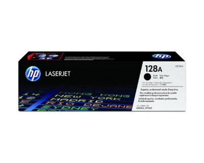 HP 128A Black Original LaserJet Toner Cartridge CE320A