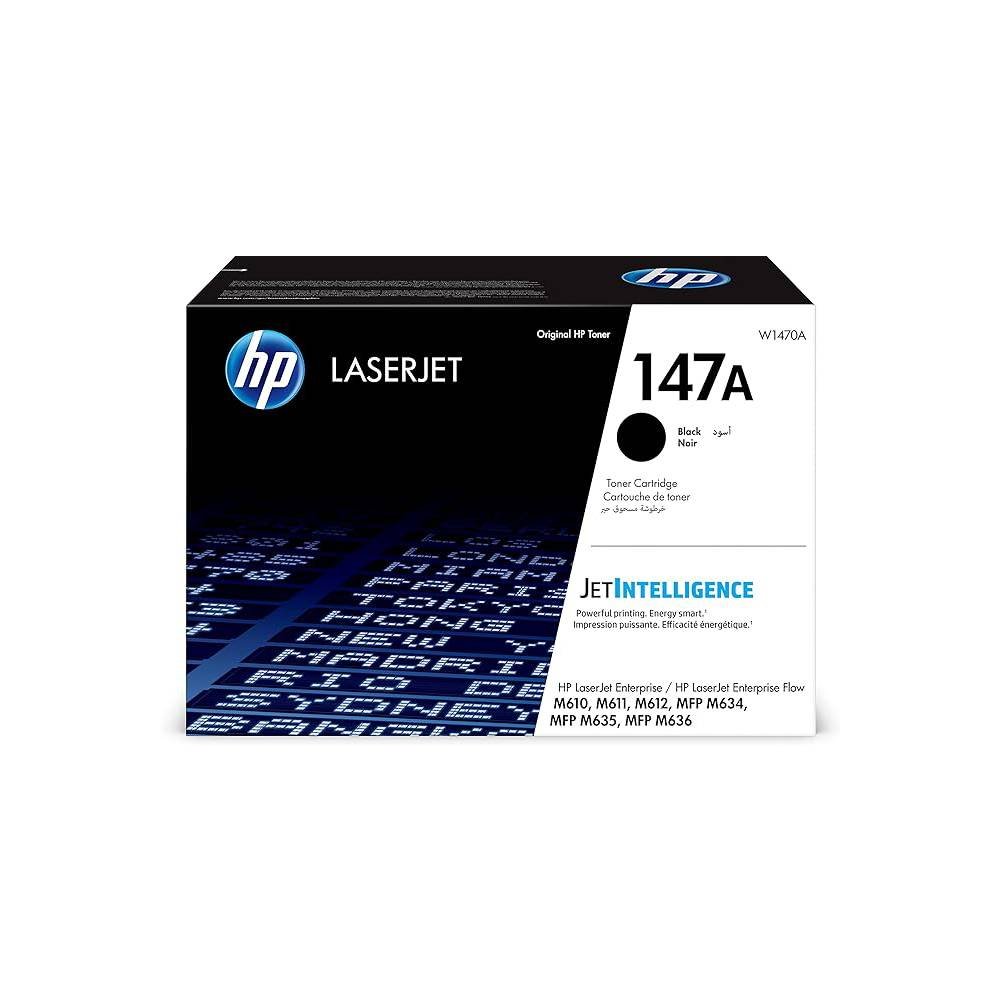 HP 147A Black Original LaserJet Toner Cartridge W1470A