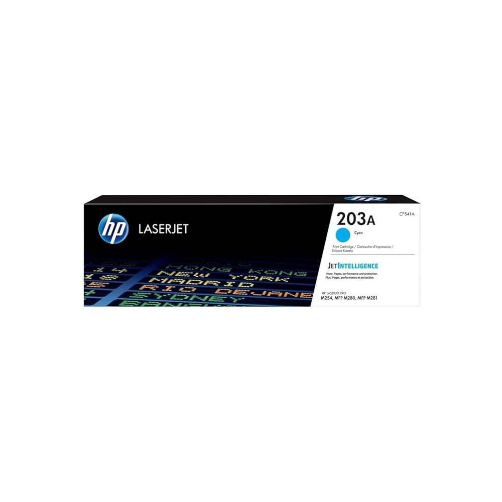 HP 203A Cyan Original LaserJet Toner Cartridge CF541A