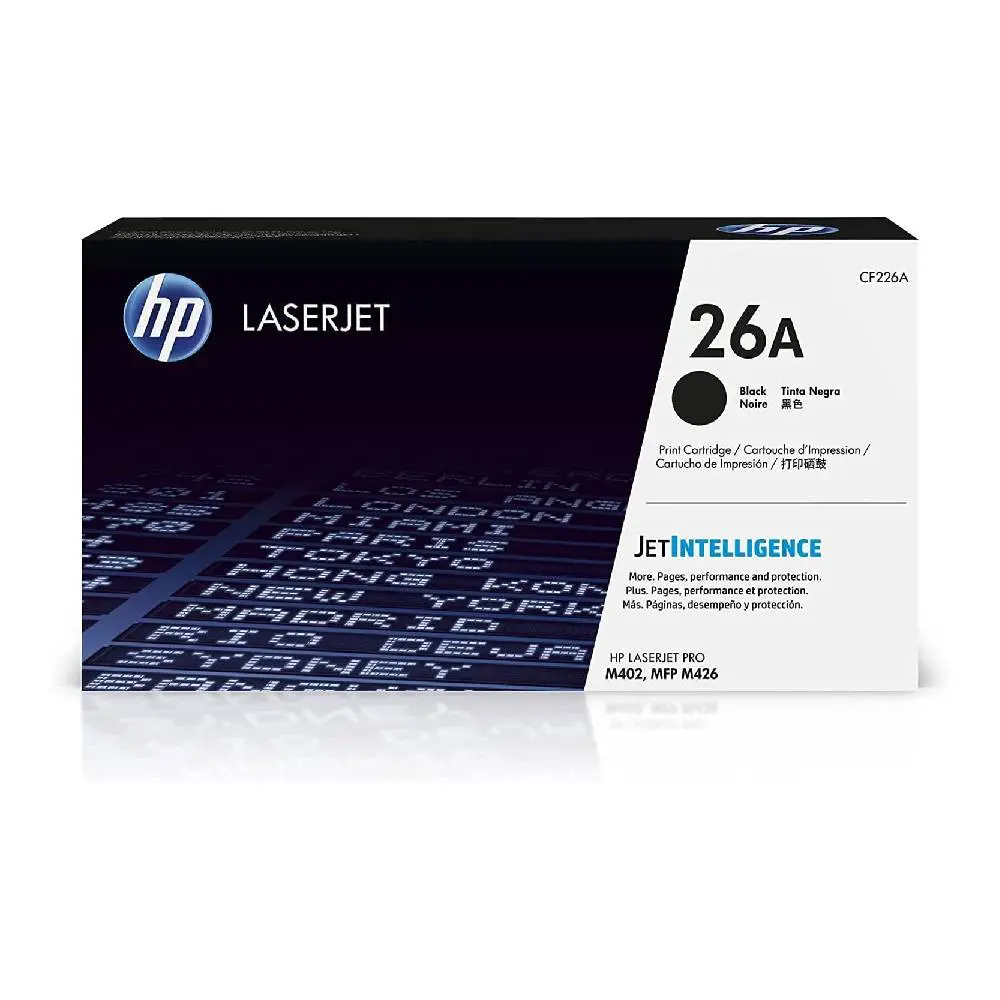 HP 26A Black Original LaserJet Toner Cartridge CF226A