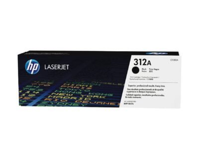 HP 312A Black Original LaserJet Toner Cartridge CF380A