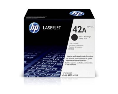 HP 42A Black Original LaserJet Toner Cartridge Q5942A