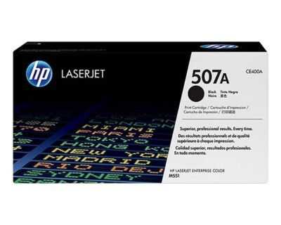 HP 507A Black Original LaserJet Toner Cartridge CE400A
