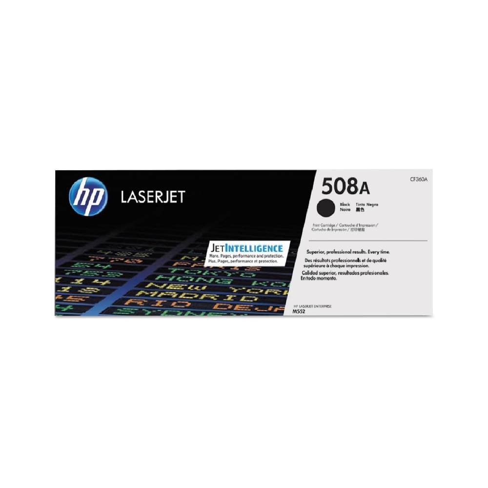 HP 508A Black Original LaserJet Toner Cartridge CF360A