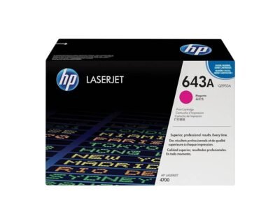 HP 643A Magenta Original LaserJet Toner Cartridge Q5953A