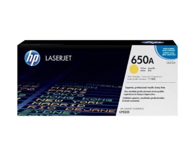 HP 650A Yellow Original LaserJet Toner Cartridge CE272A