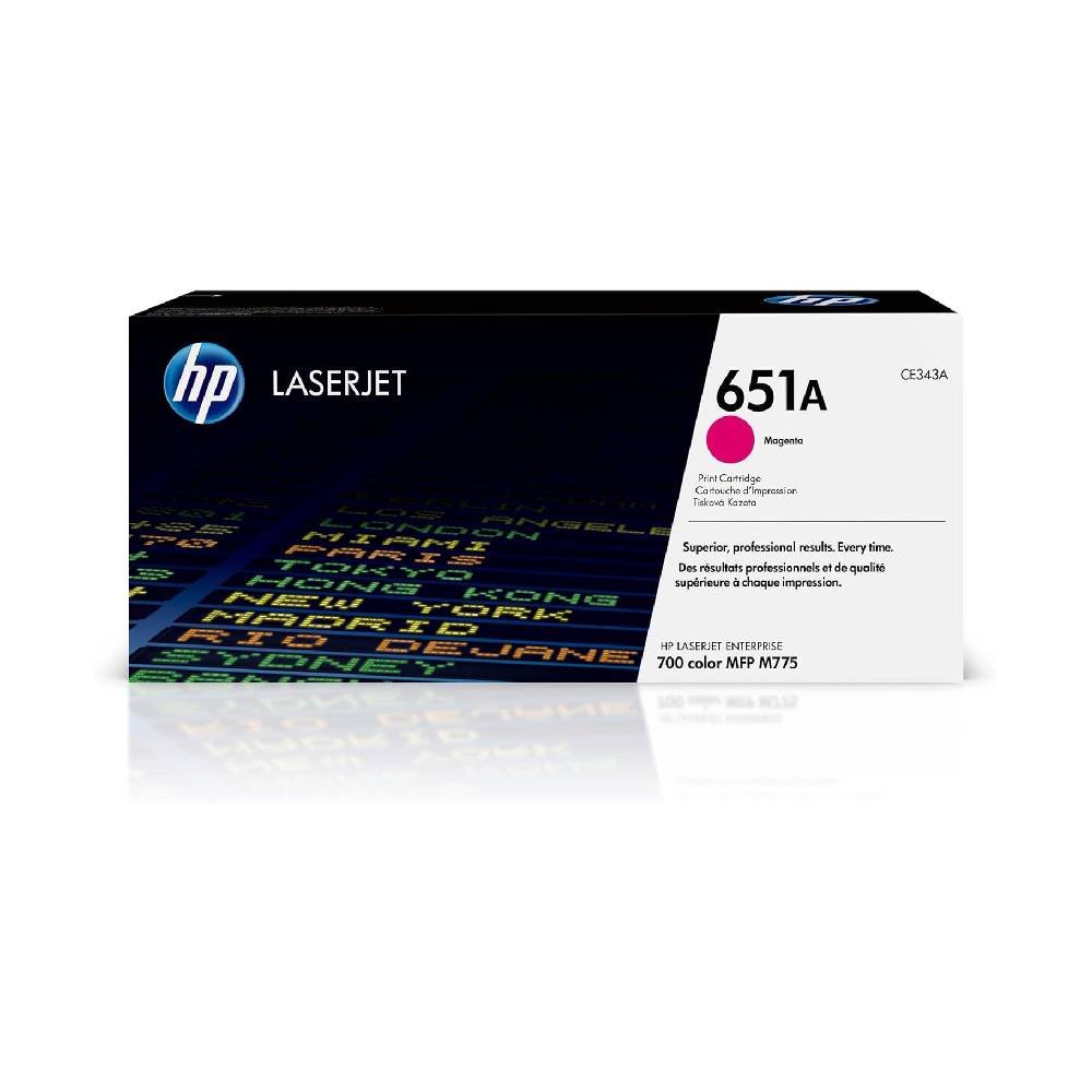 HP 651A Magenta Original LaserJet Toner Cartridge CE343A