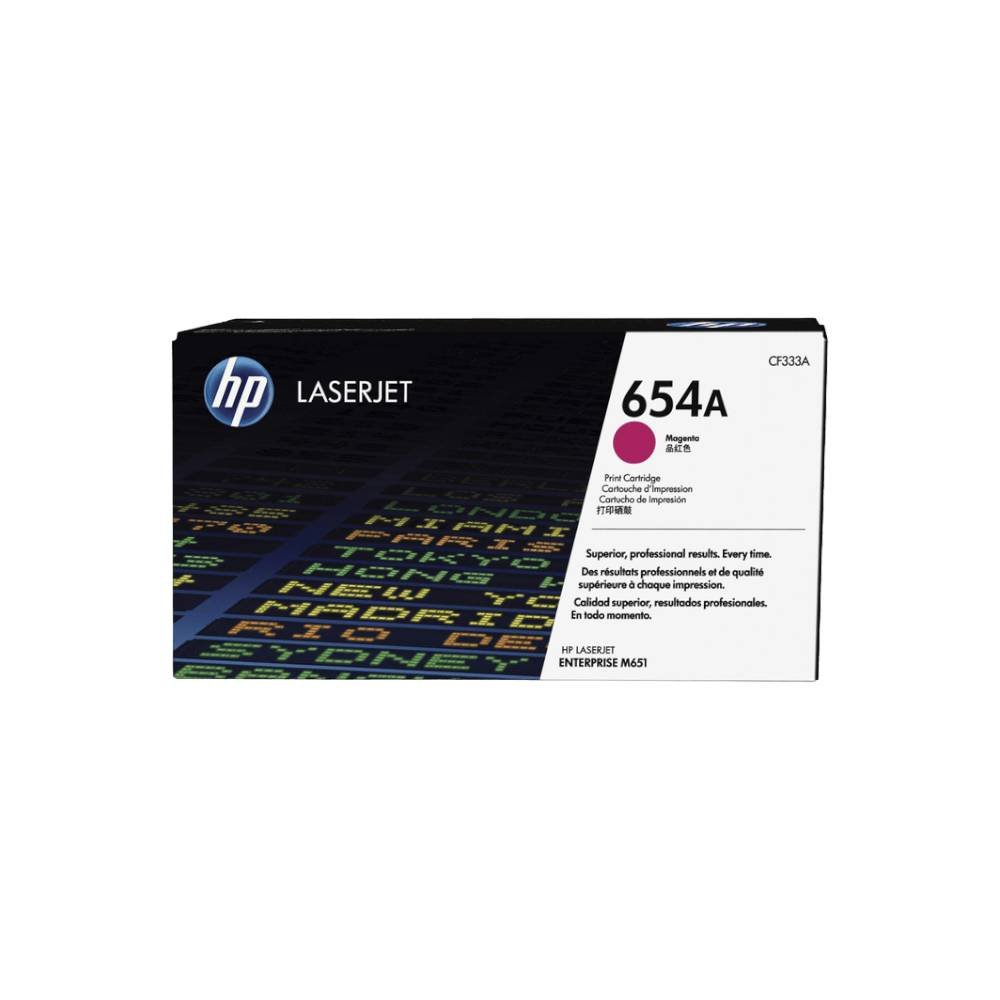 HP 654A Magenta Original LaserJet Toner Cartridge CF333A