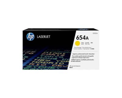 HP 654A Yellow Original LaserJet Toner Cartridge CF332A