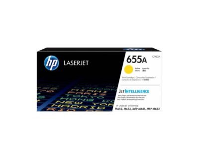 HP 655A Yellow Original LaserJet Toner Cartridge CF452A