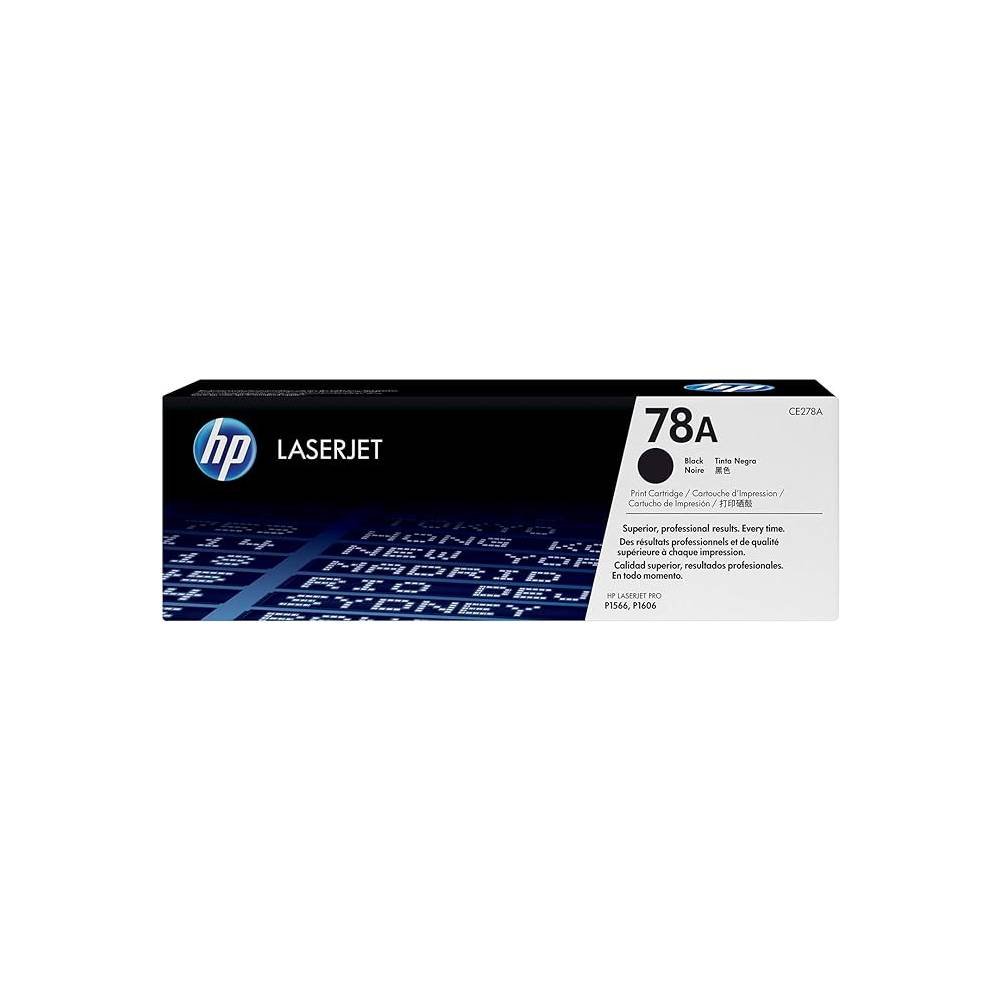 HP 78A Black Original LaserJet Toner Cartridge CE278A