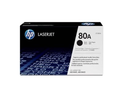 HP 80A Black Original LaserJet Toner Cartridge CF280A