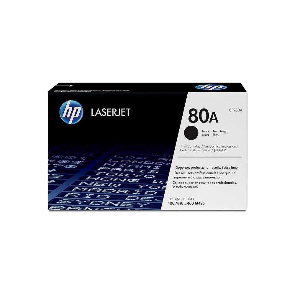HP 80A Black Original LaserJet Toner Cartridge CF280A